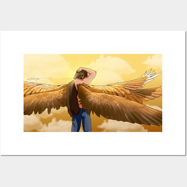 Gabriel Wings Wall Art by iamthetwickster